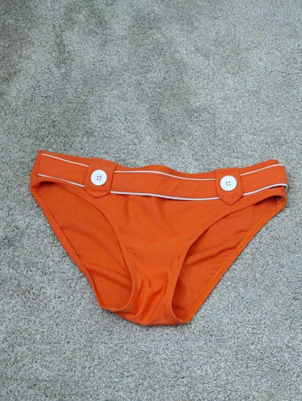 Sand N Sun Bright Orange Bikini Bottom